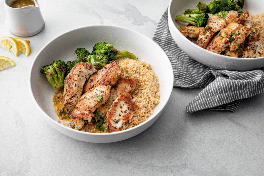 Simple and tasty homemade food ideas with colorful dishes for a happy everyday meal