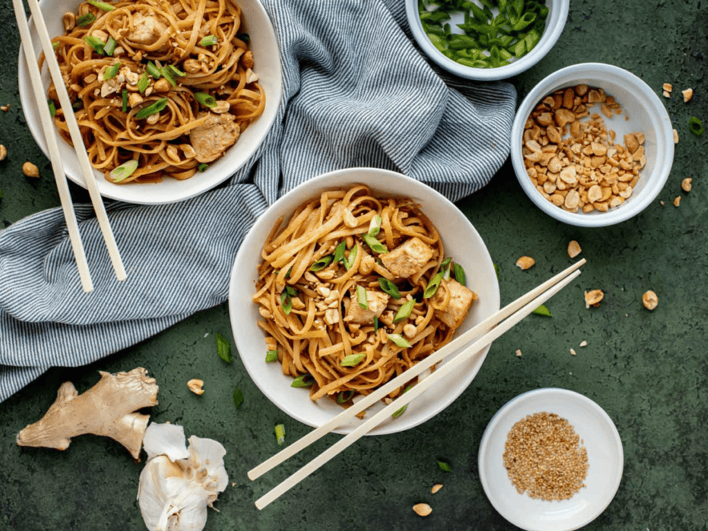 Simple and tasty homemade food ideas with colorful dishes for a happy everyday meal