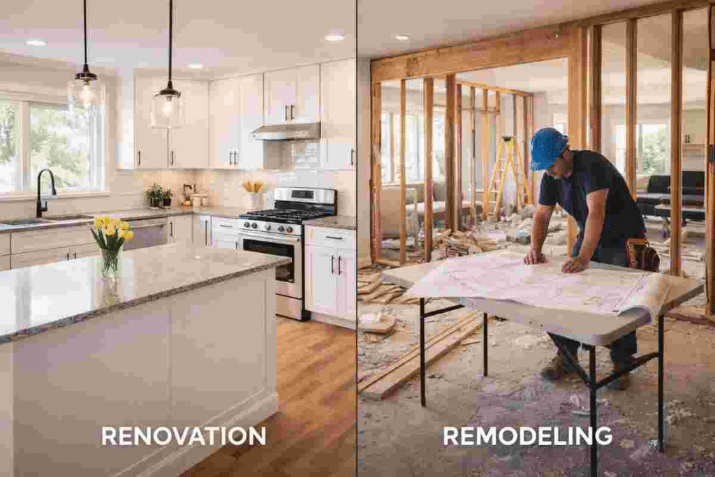 Easy home improvement ideas with cozy decor, indoor plants, comfortable furniture, and a beautiful everyday living space