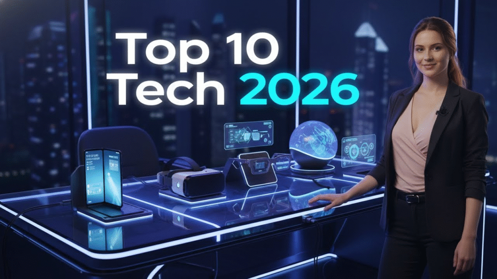 Latest technology trends and smart gadgets to know about in 2026, including AI, wearables, and smart devices