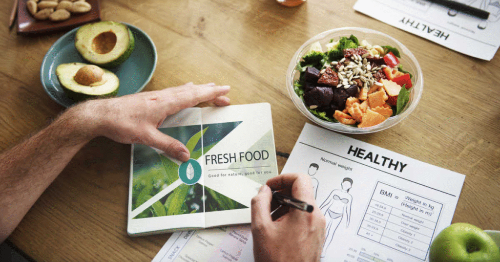 Easy everyday habits for a healthier and more balanced lifestyle, including healthy eating, exercise, sleep, hydration, and self-care.