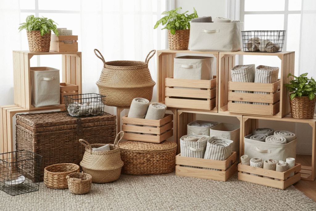 Simple home organization tips for a clean and clutter-free space, with easy storage ideas for a tidy and comfortable home.